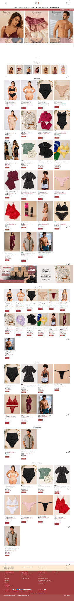 Lilian Lingerie — projeto de loja virtual